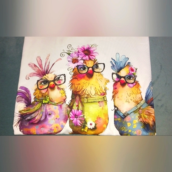 Spring🐓 Chick's💐Soft T-shirt!🐓💐👓📿 - Picture 5 of 7
